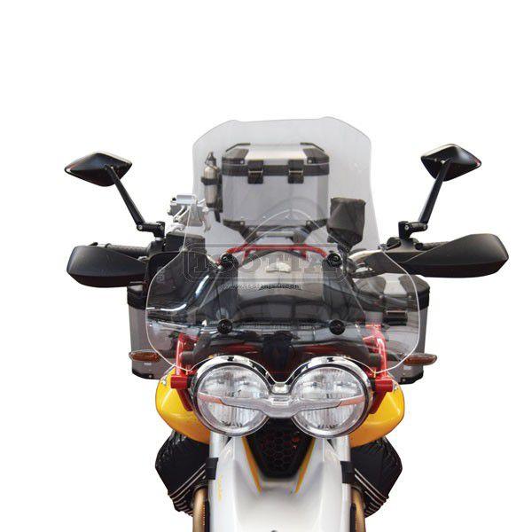 Windschild passend für Moto Guzzi V 85 TT - Hoehe: 480 mm - transparent-frontal
