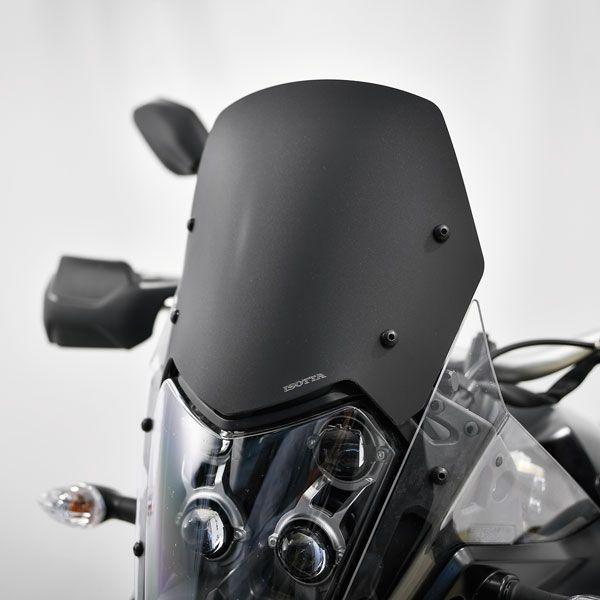 Windschild "Rallye" passend für Yamaha Tenere 700 (2019-) - Schwarz Matt - Seitenansicht