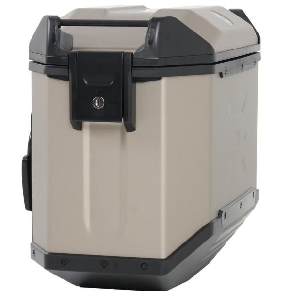 Valise latéral Alu Xceed 38 litres - titane